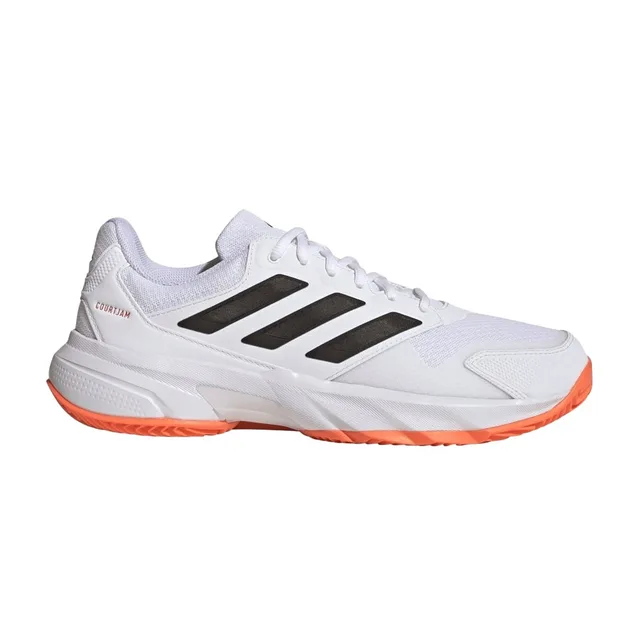 Adidas Courtjam Control 3 M Clay White/Orange SS26 Padel Shoes