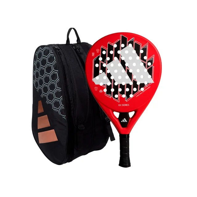Adidas RX Series 2024 Red padel racket + Adidas Control 3.2 Bronze padel bag