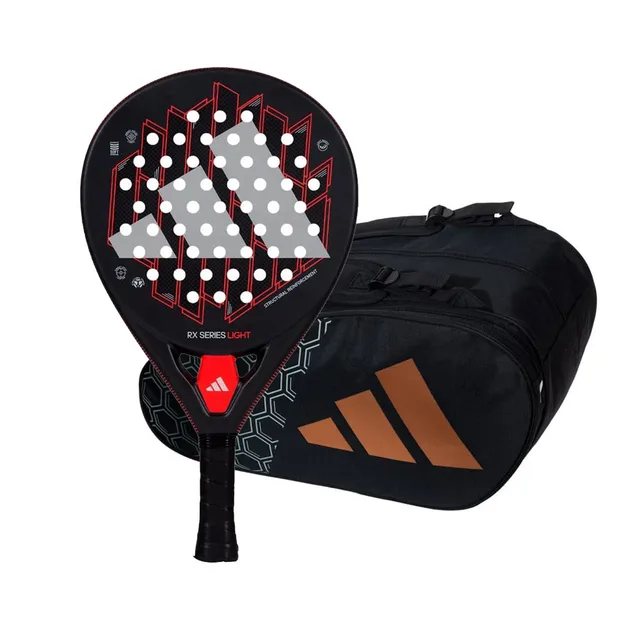 ADIDAS RX Series LIght Racket + ADIDAS CONTROL Bronze Racket Bag