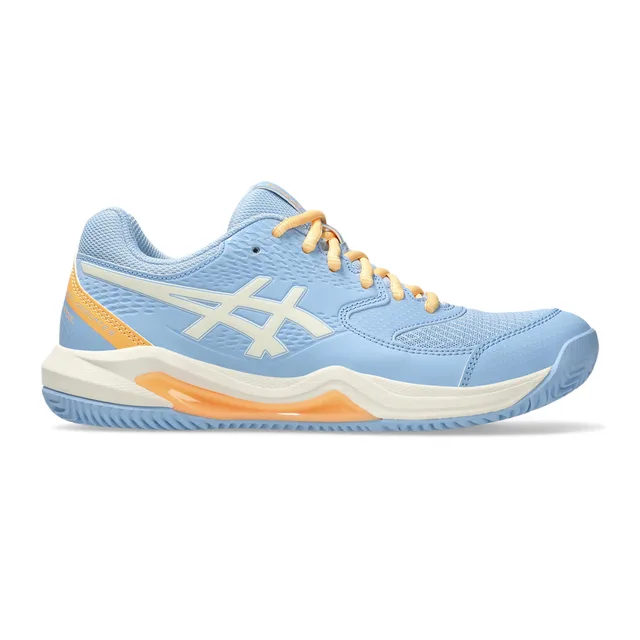 ASICS Gel-Dedicate 8 Padel Schoen Dames-Blaugrau,Crème