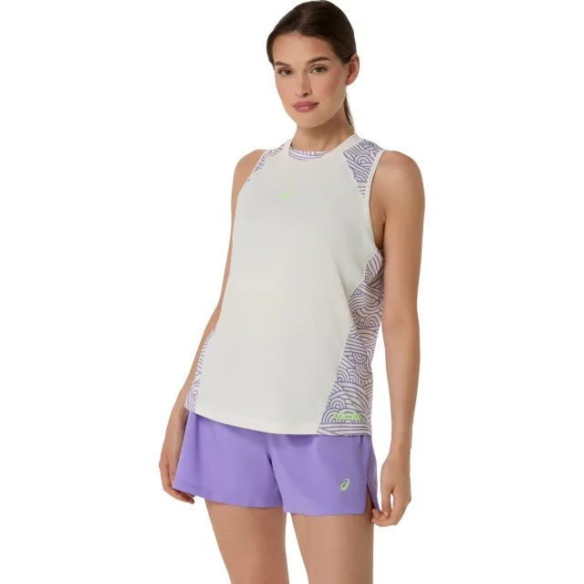 Asics Padel All Over Print Tank W SS26 T-shirt for Women