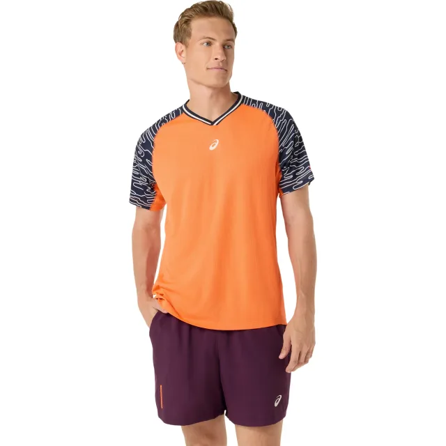 Asics Padel Court All Over Print SS Top SS26 T-shirt for Men
