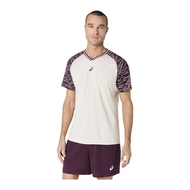 Asics Padel Court All Over Print SS Top SS26 T-shirt for Men