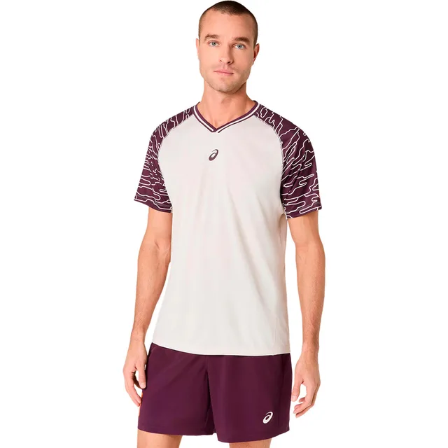 Asics Padel Court All Over Print SS Top SS26 T-shirt for Men