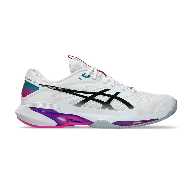 Asics Solution Speed FF 4 Clay White/Purple SS26 Padel Shoes