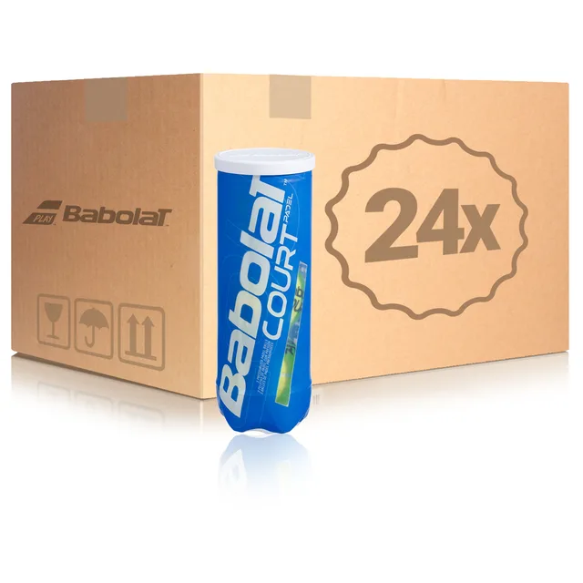 Babolat 24x verpakking 3 stuks Court Padel X3 In een doos