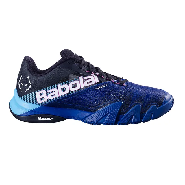 Babolat Jet Premura 2 FW25 Men’s Padel Shoes Black/Blue Juan Lebron