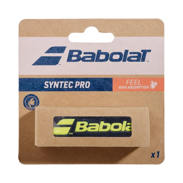 Babolat Syntec Pro Grip Verpakking 1 Stuk-Zwart,Geel