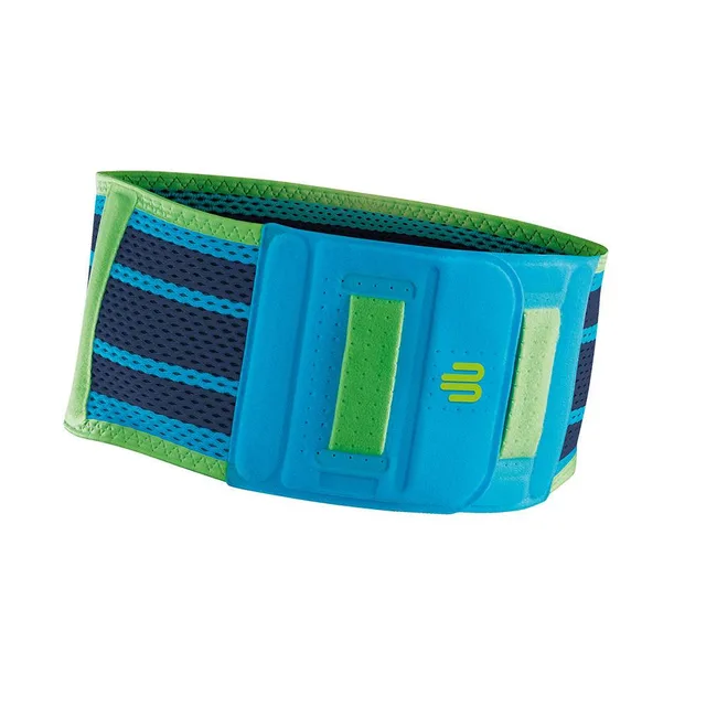 Bauerfeind Sports Back Support Rugbandage-Turkoois,Limoen