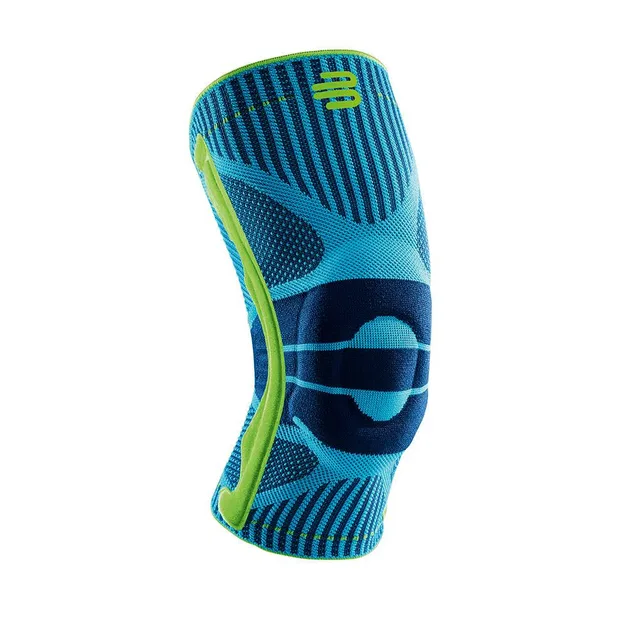 Bauerfeind Sports Knee Support Kniebandage-Turkoois,Limoen