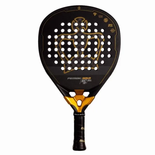 Padel racket Black Crown Patron Gold