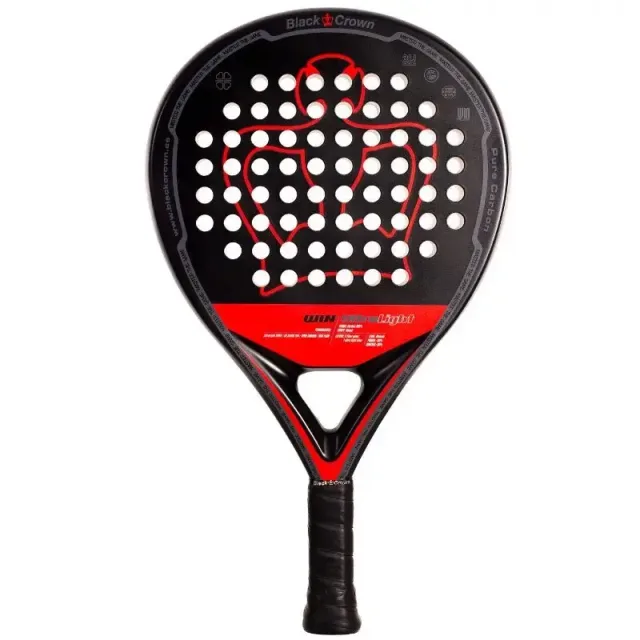 Padel racket Black Crown Win Ultra Light 2025