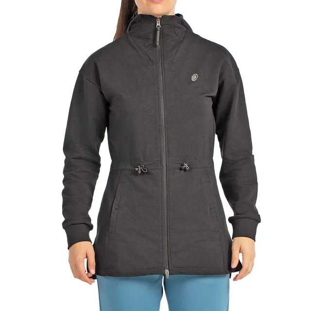 Bullpadel Balda Black Women's Padel Sweatshirt FW25