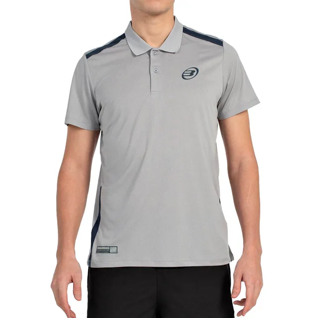 Bullpadel Balto Grey Men's Padel Polo 2025
