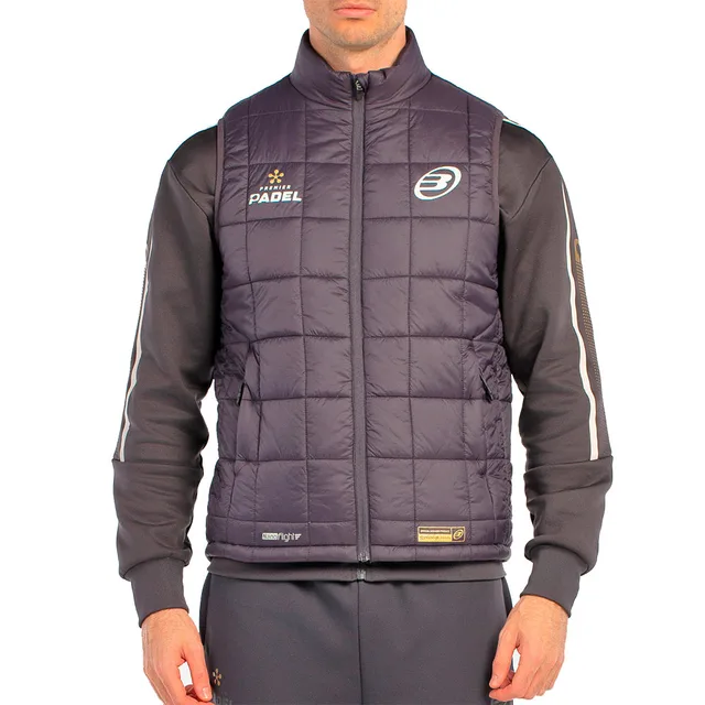 Bullpadel Belio Men's Black Premier Padel Vest 2025