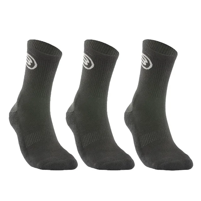 Bullpadel BP252 I Black padel socks pack of 3 FW25 unisex