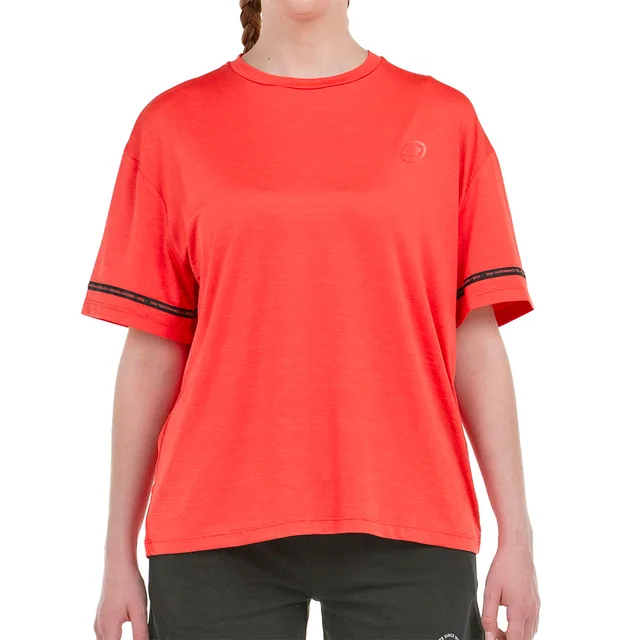 Bullpadel Elgar SS25 Red Women's Padel T-shirt