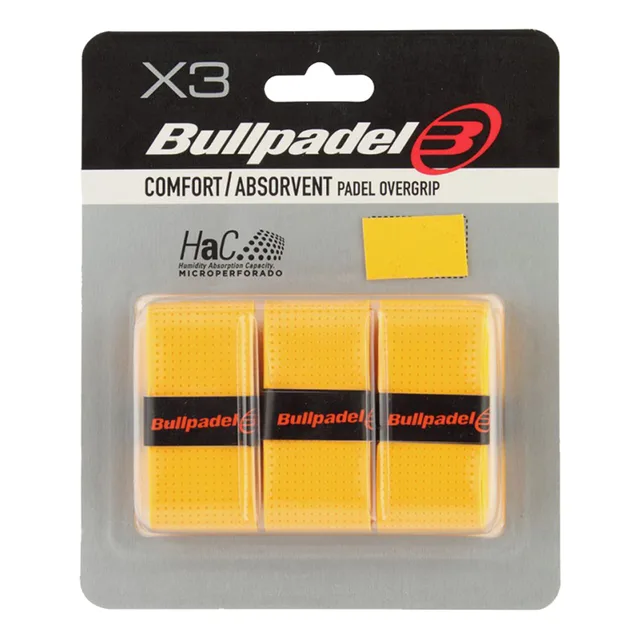 Bullpadel GB-1201 Comfort Absorbent Padel overgrip Verpakking 3 stuks