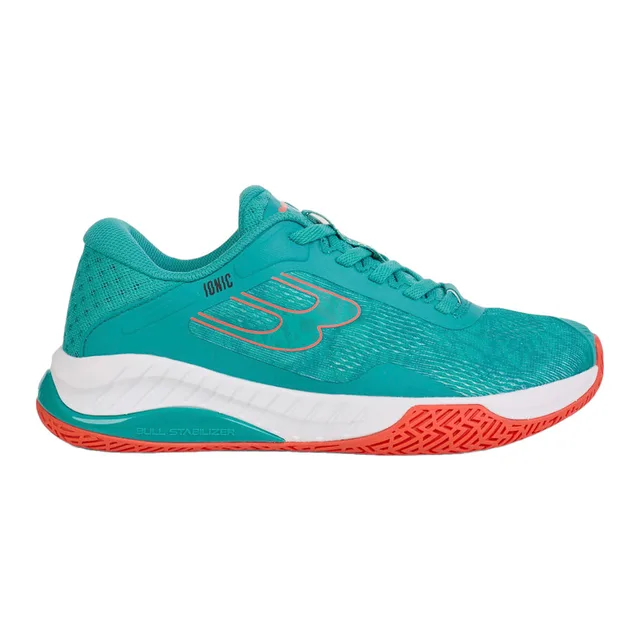 Bullpadel Ionic W 25I FW25 Turquoise Women's Padel Shoes Mixed Sole