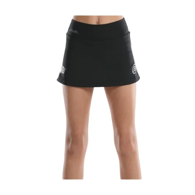 Bullpadel Ligua G Black Junior Girl's Padel Skirt 2023