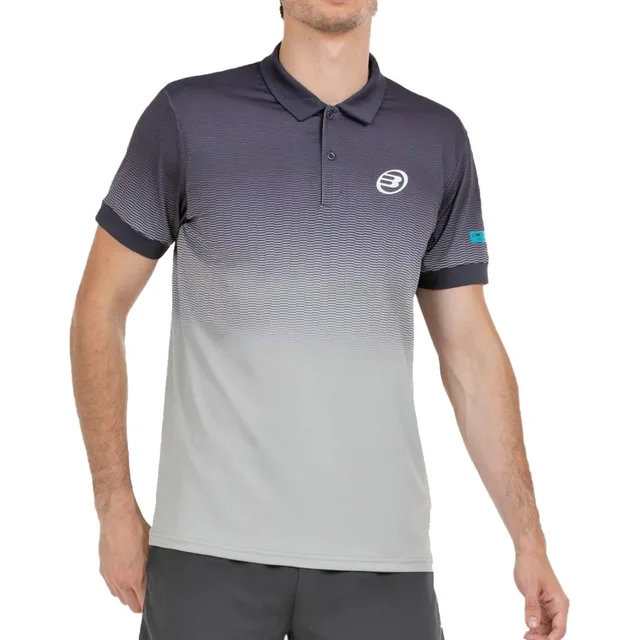 Bullpadel Melon Black Carbon Polo 2024 Men’s Padel T-shirt