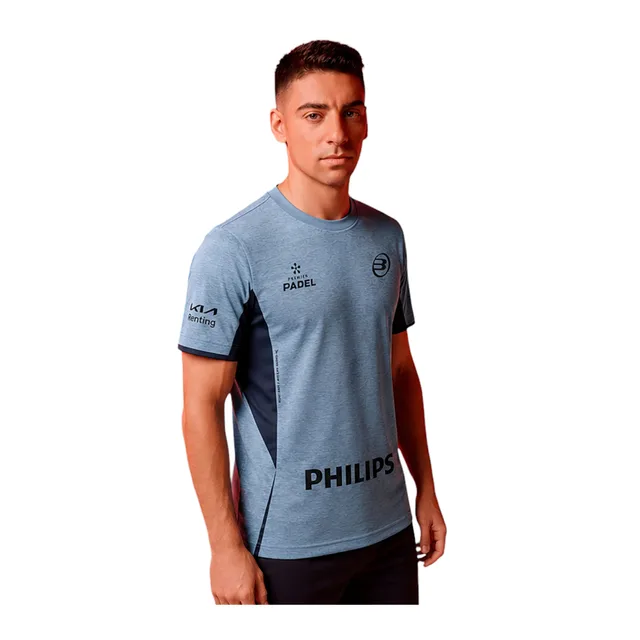 BULLPADEL MENSA Azul FW26 DI NENNO (Camiseta Oficial)