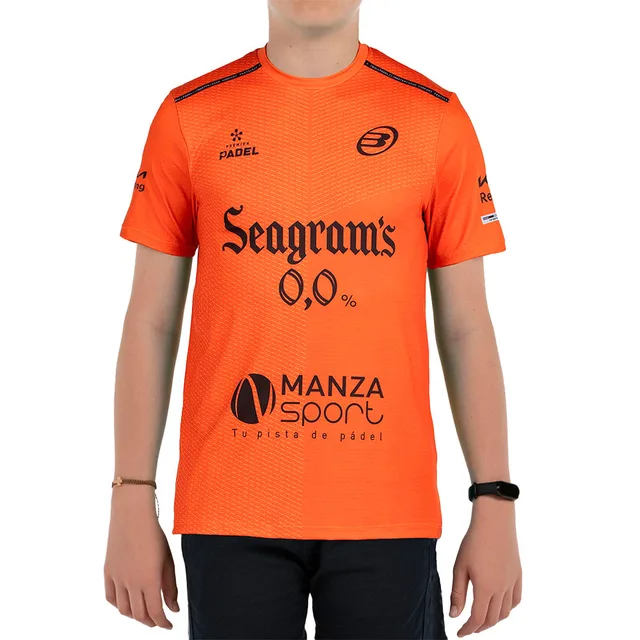 Bullpadel Mesia Jr Paquito Navarro Orange T-shirt FW25 Junior
