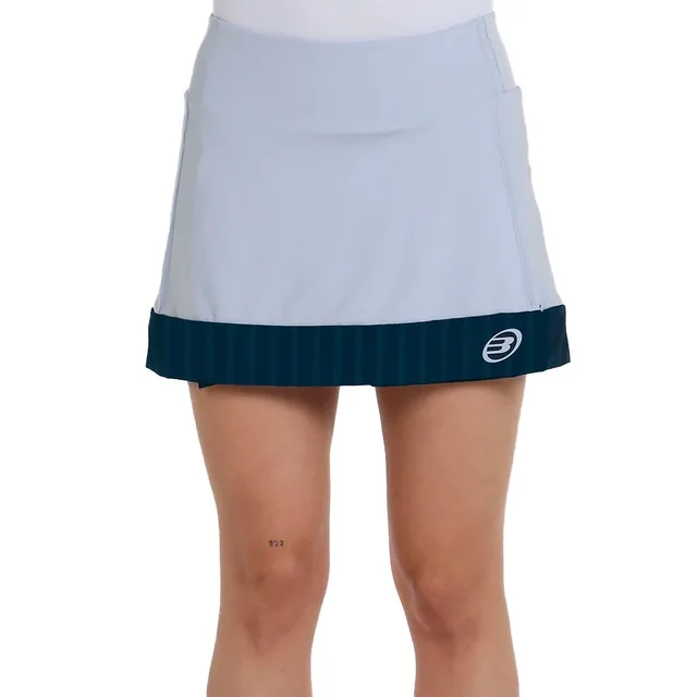 Bullpadel Ortiga Blue Grey Gemma Triay 2024 Women's Padel Skirt