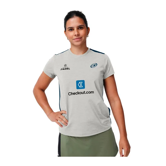 Bullpadel Palacel Beige SS26 Delfi Brea (Official T-shirt)
