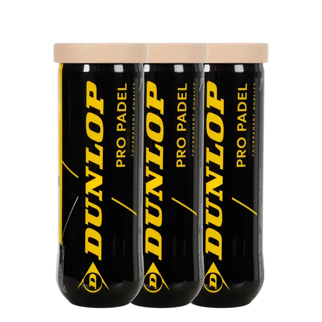 Dunlop Pro Padel Verpakking 3 Stuks