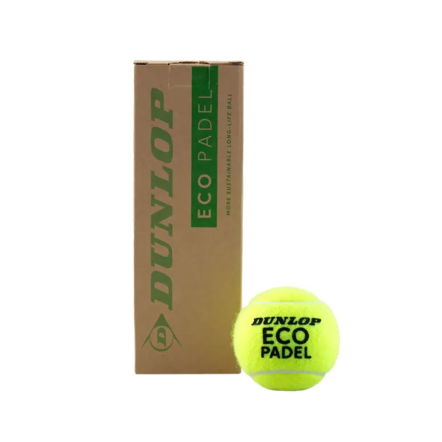 Tube van 3 padelballen Dunlop Eco