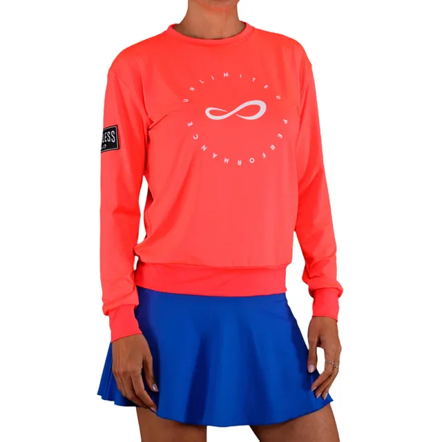 Endless Inner Tech Sweatshirt Dames-koraal
