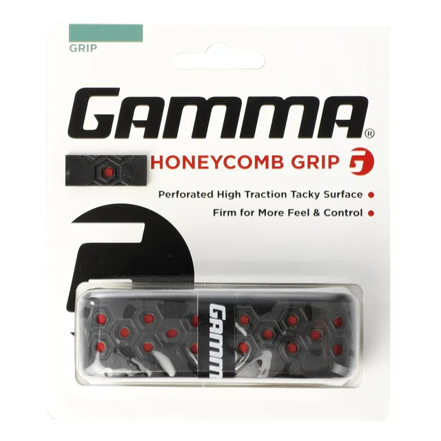Gamma Honeycomb Cushion Grip Verpakking 1 Stuk-Zwart,Rood