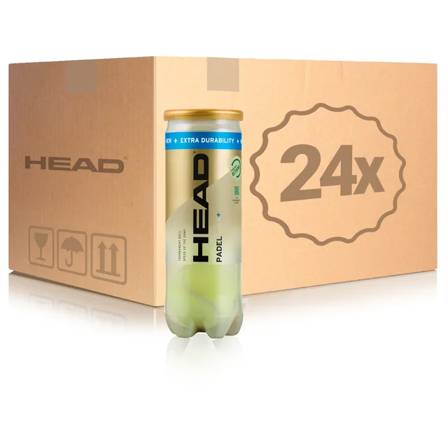 HEAD 24x verpakking 3 stuks Padel Pro S+ In een doos