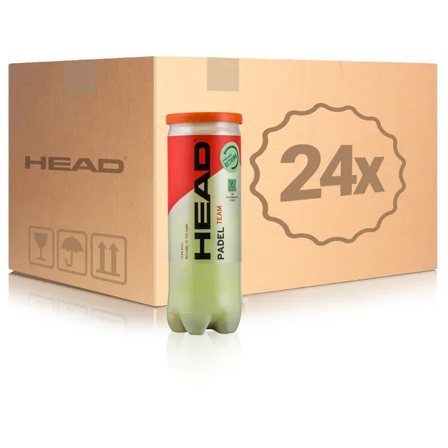 HEAD 24x verpakking 3 stuks Padel Team