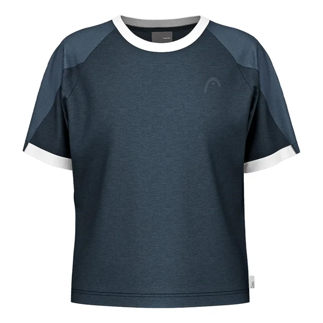 HEAD Play Tech T-shirt Dames-Donkerblauw