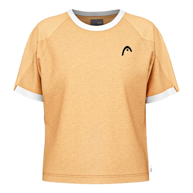 HEAD Play Tech T-shirt Dames-Goudgeel