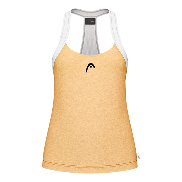 HEAD Play Tech Tanktop Dames-Goudgeel