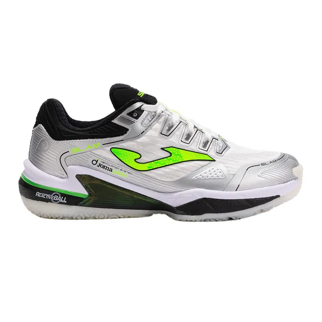 Joma Slam Men 2512 FW25 White Padel Shoes Mixed Sole