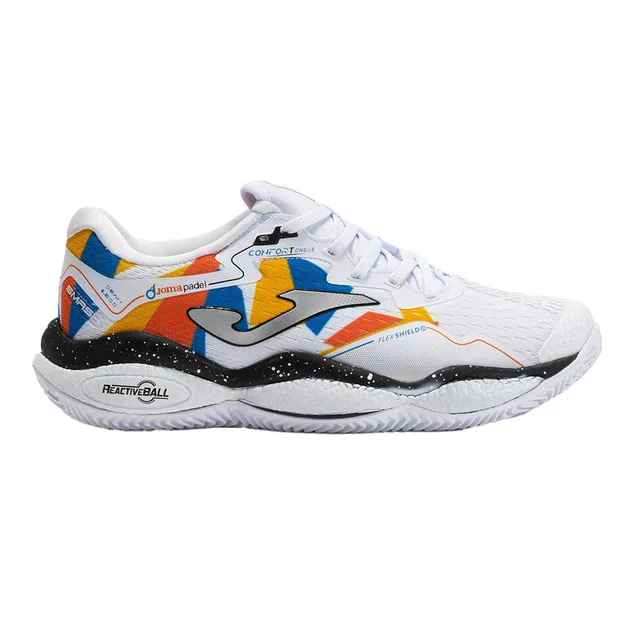 Joma Smash Men 2532 White/Orange FW25 Padel Shoes
