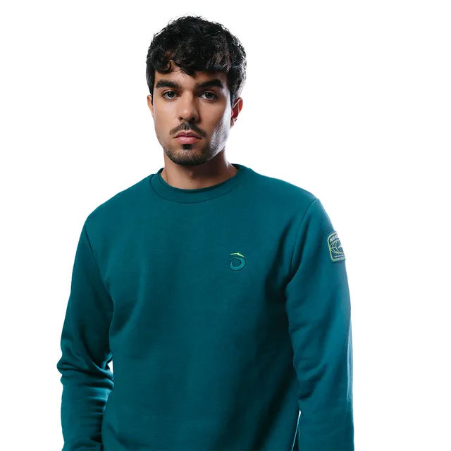 Lok Nero Green 2026 men's padel sweatshirt