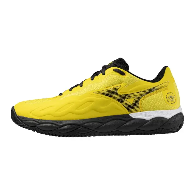 Mizuno WAVE ENFORCE COURT PADEL Padel schoen Heren, neongroen