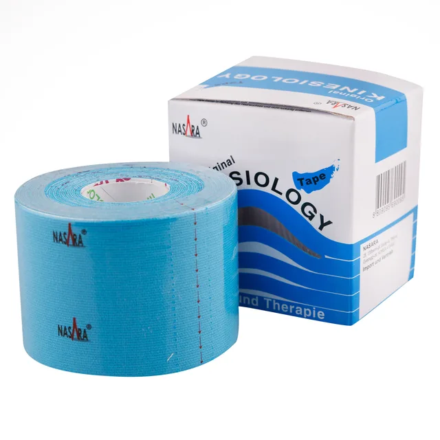 Nasara Kinesiologie Tape 1 Rol-Blauw