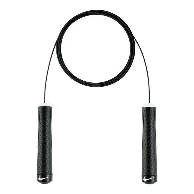 Nike Fundamental Weighted Rope Springtouw-Zwart,Wit