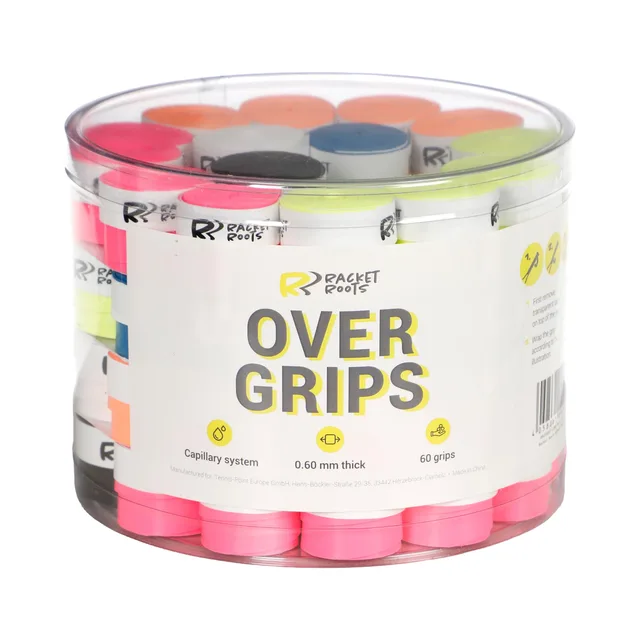 Racket Roots Overgrip Box 60 Stuks-Veelkleurig