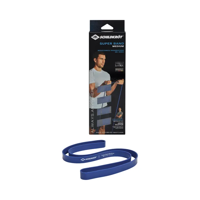 Schildkröt Fitness Super Band Medium Weerstandsbanden-Blauw