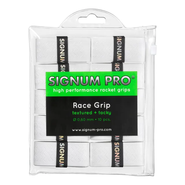 Signum Pro Race Grip Verpakking 10 Stuks-Wit