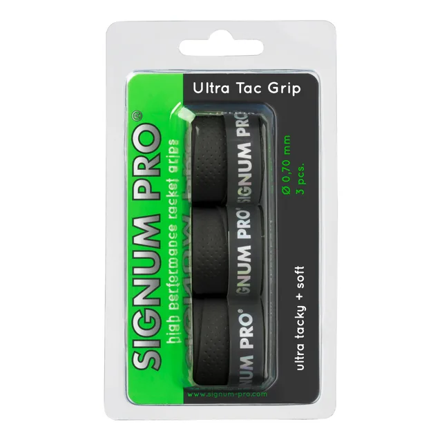 Signum Pro Ultra Tac Grip Verpakking 3 Stuks-Zwart