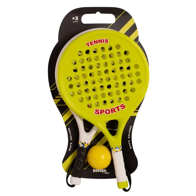 Padelracket met bal voor kinderen Softee Plio (x2)