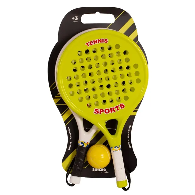 Padelracket met bal voor kinderen Softee Plio (x2)
